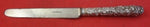 Repousse by Kirk Sterling Dinner Knife All Around Blunt No Bolster w/ SP 9 5/8"