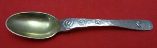 Lap Over Edge Mixed Metals Tiffany & Co. Sterling Applied Coffee Spoon Butterfly