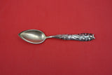 Flora by Shiebler Sterling Grapefruit Spoon w/ passion flower 5 3/4"