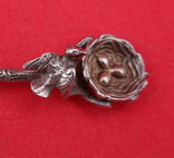 Birds Nest by Gorham Sterling Silver Ice Cream Spoon GW Frosted Figural 5 7/8"