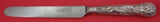 Stag Hunt by George Adams English Sterling Silver Dinner Knife w/TG Mono 10 7/8"