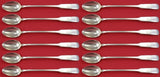 Old English Tipt By Gorham Sterling Silver Iced Tea Spoon Set 12 pcs 7 3/8"