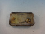 Mixed Metals by Whiting Business Card Case Japanesque Fish Figural (#246863)