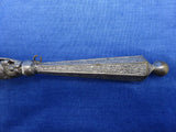 Silvered Bronze Tussie Mussie Posey Posy Holder w/ Grape Leaf and Vine (#J1285)
