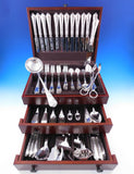 Rocaille by Saint Medard Argenterie French Silverplate Flatware Set Dinner 145pc