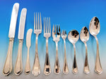 Hepplewhite by Reed & Barton Sterling Silver Flatware Set Service 129 Pc Dinner
