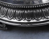 Sy and Wagner German .750 Silver Centerpiece Raised w/ Angel Lions Feet GW #8887