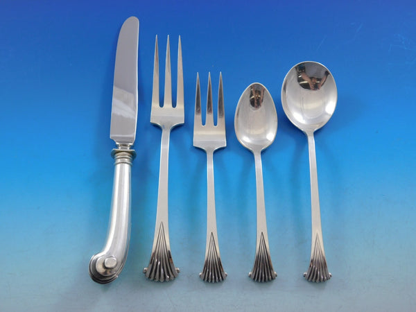 Onslow by Tuttle Sterling Silver Flatware Set for 8 Service 68 Pieces Old