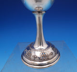 Rose Point by Wallace Sterling Silver Water Goblet #4640-9 7" x 3 1/4" (#7902)