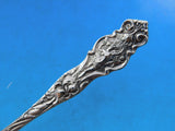 Irian by Wallace Sterling Silver Bouillon Soup Spoon 5 1/8" Art Nouveau Figural