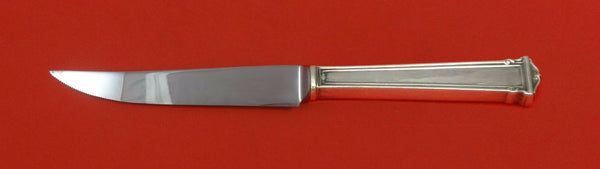 Theseum by International Sterling Silver Steak Knife Serrated HHWS Custom 8 1/2"