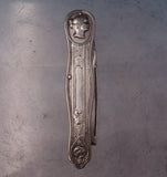 Medallion by Unknown Sterling Silver Pocket Knife w/Nut Pick Fruit Knife (#7237)