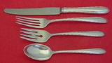 Silver Flutes By Towle Sterling Silver Dinner Size Place Setting(s) 4pc