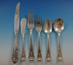 Sir Christopher by Wallace Sterling Silver Flatware Set For 12 Service 81 Pieces