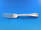 Lap Over Acid Etched by Tiffany Sterling Silver Regular Fork Flowers 7 1/4" #1