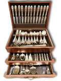 Baltimore Rose by Schofield Sterling Silver Flatware Set Service 189 pcs Dinner