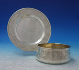 Nursery Rhymes by Kerr Sterling Silver Child's Bowl & Underplate 1925 (#6107)
