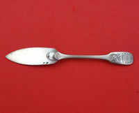 Louvois by Puiforcat French Sterling Silver Fish Knife FH AS with Crest on Back