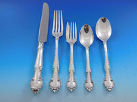 English Gadroon by Gorham Sterling Silver Flatware Set 8 Service 40 pcs Dinner