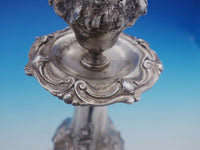 Les Six Fleurs by Reed & Barton Sterling Silver Pair of Candlesticks (#4171)
