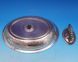 John Grinsell and Sons English Silverplate Vegetable Dish Covered Beaded (#9230)