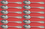 Mount Vernon by Lunt Sterling Silver Teaspoon Set of 12 pcs 5 3/4"
