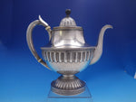 Bigelow Kennard Sterling Silver Tea Pot large Fluted 43.2ozt (#4035) Dated 1878