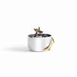 Michael Aram - Black Iris Stainless Steel and Brass Nut Dish  - 111203