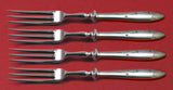Celeste by Gorham Sterling Silver Fruit Fork Set 4-Piece Custom Made 6"