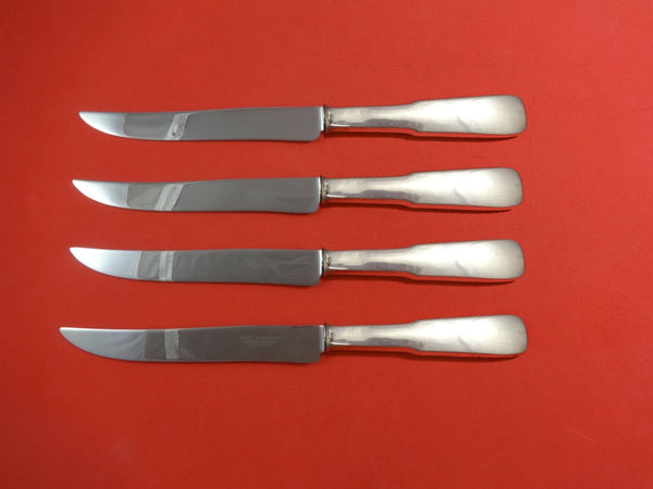 Eighteen Ten by International Sterling Silver Steak Knife Set Texas Sized Custom