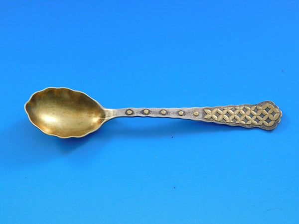 Mixed Metals by Tiffany & Co. Sterling Demitasse Spoon GW Star Shells & Beads