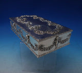 Cupid by Howard Sterling Silver Cigar Box Cupids Swags of Flowers #1369B (#5589)