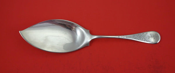 King William Engraved by Tiffany and Co Sterling Ice Cream Server 10 5/8"