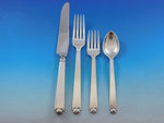 Oak Leaf by Old Newbury Crafters Sterling Silver Flatware Set 25 Pieces Dinner