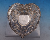 Gorham Sterling Silver Candy Dish Heart Shape Pierced Bows Scrolls A4304 (#7441)
