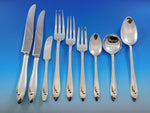 Golden Caviar by Black Starr & Gorham Sterling Silver Flatware Set Service 99 pc