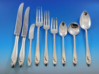 Golden Caviar by Black Starr & Gorham Sterling Silver Flatware Set Service 99 pc