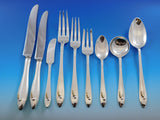 Golden Caviar by Black Starr & Gorham Sterling Silver Flatware Set Service 99 pc