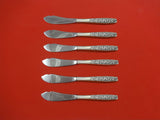 Contessina by Towle Sterling Silver Trout Knife Set 6pc HHWS  Custom Made 7 3/4"