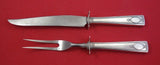 Carthage by Wallace Sterling Silver Steak Carving Set 2pc HH WS knife 9 7/8"