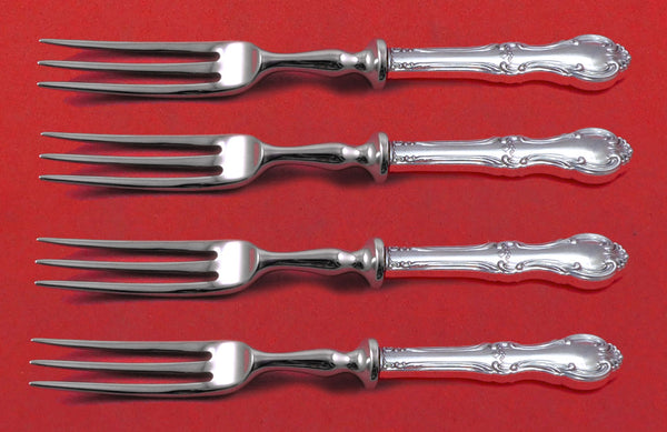 Joan of Arc by International Sterling Silver Fruit Fork Set 4pc Custom 6" HH WS