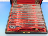 Mayflower by Welsh & Bro Sterling Silver Knives Set, 12 Square Handle AS 7 1/4"