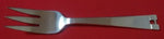 Allan Adler Hammered Sterling Silver Salad Fork 3-Tine 6 1/2" Flatware Heirloom