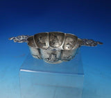 Danish Sterling Silver Porringer Flower Handles Pastoral Scene w/Animals (#5530)