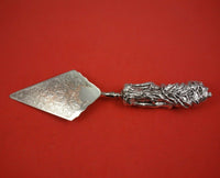 Adam and Eve by Yaakov Heller Sterling Silver Cake Knife Serrated 12 1/2"