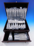 Grande Baroque by Wallace Sterling Silver Flatware Set Service 61 pieces New