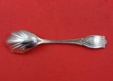 Diamond by John Polhamus / Shiebler Sterling Silver Preserve Spoon Fluted 7"