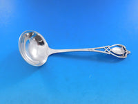 Monticello by Lunt Sterling Silver Flatware Set For 12 Service 92 pcs B monogram