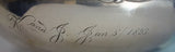 Repousse by Shreve Sterling Silver Fruit Bowl Dated January 1893 (#2381)
