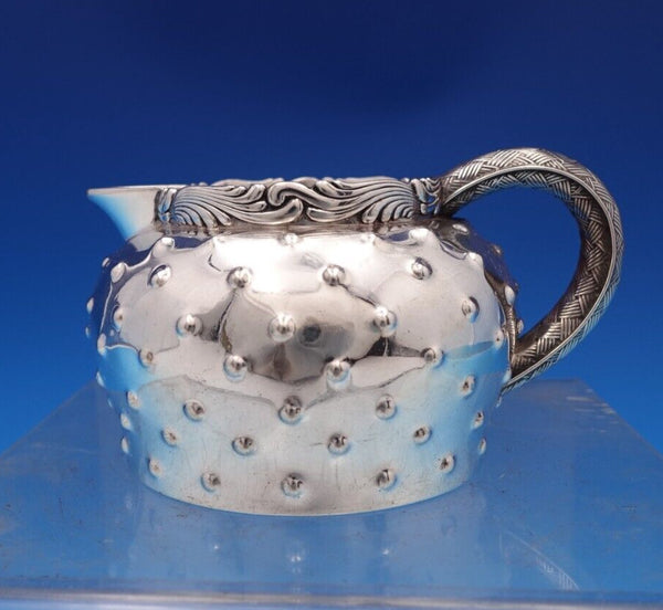 Wave Edge by Tiffany and Co Sterling Silver Milk Pitcher Polka Dot Design #8291